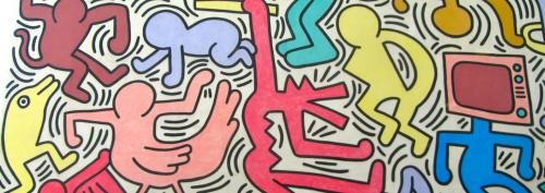 Murale Di Keith Haring
